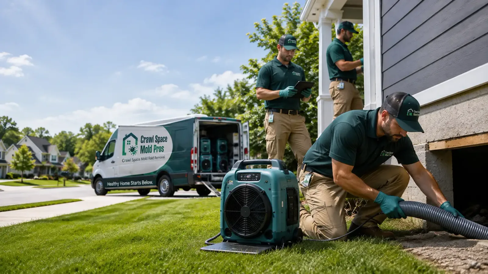 Crawl Space Mold Removal in Aurora, MO